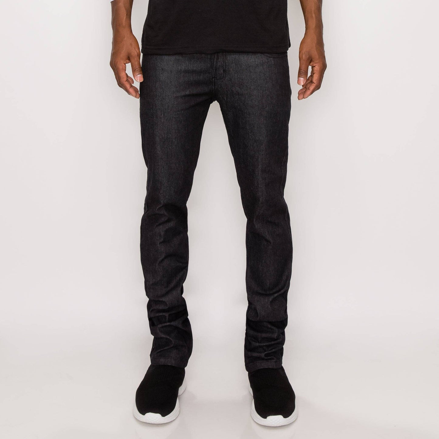 Mens SKINNY FIT RAW DENIM JEANS