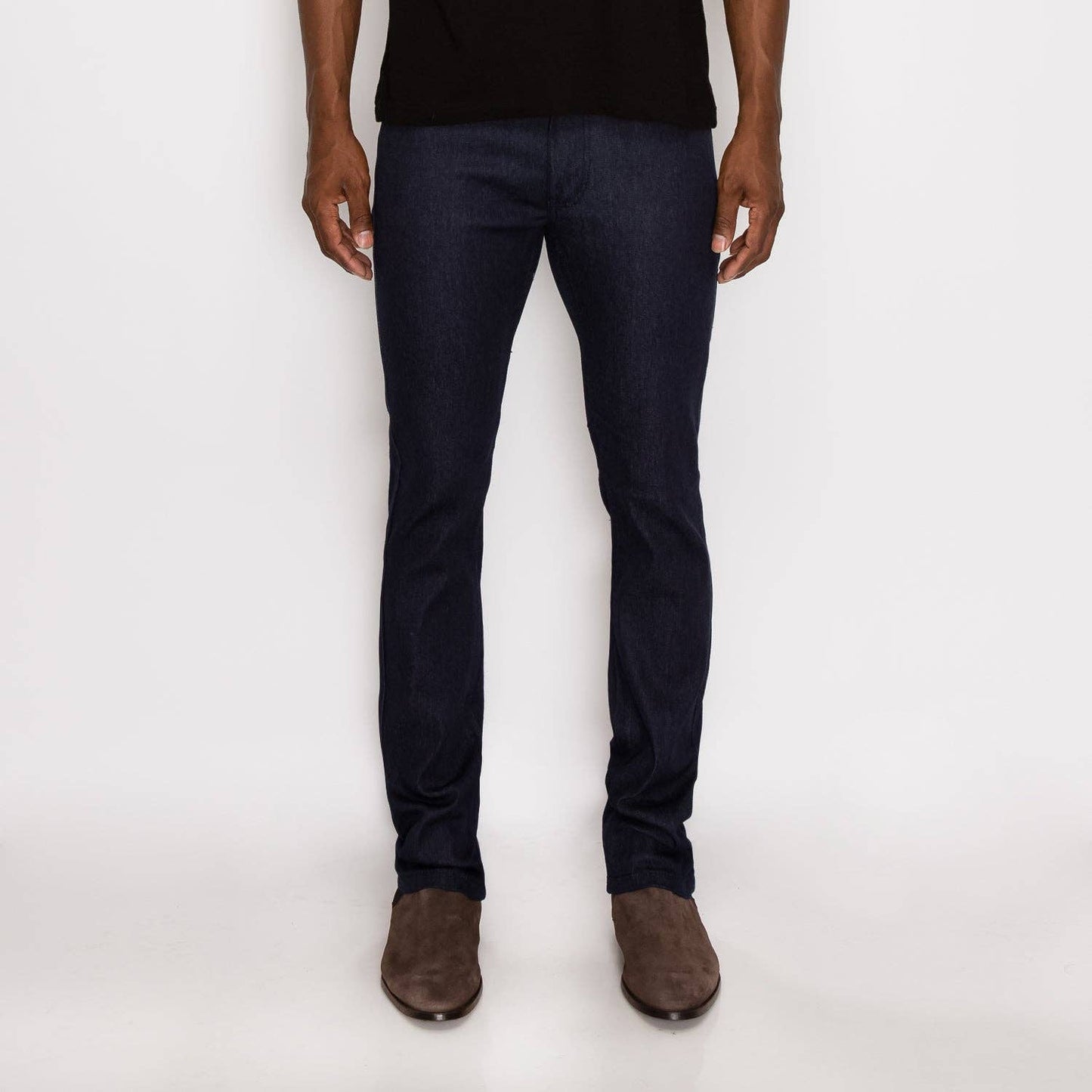 Mens SKINNY FIT RAW DENIM JEANS