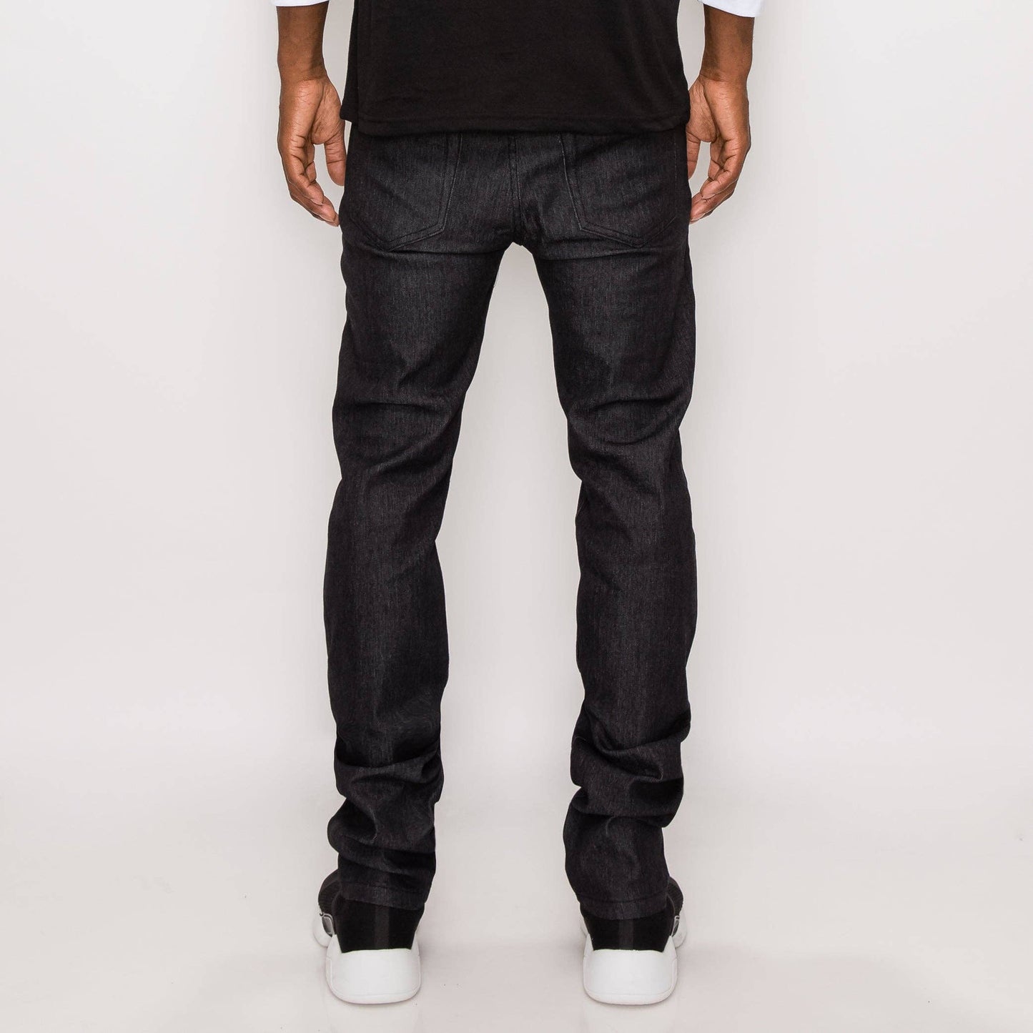 Mens SKINNY FIT RAW DENIM JEANS